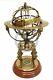 18 Sphères De Laiton Nautiques Gravées Armillaire Antique Ancien Compas Astrolabe Vintage