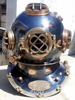 Antique 18 Plongée millésime BOSTON MARK V U. S Navy Deep Sea Divers Helmet Replica