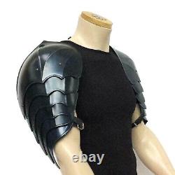Armure d'épaules LARP médiévale antique vintage pour costume de guerrier Halloween
