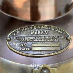 Casque de plongée antique Scuba 18, réplique du casque de plongée vintage U.S. Navy Mark V