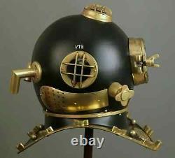 Casque de plongée antique vintage 18 US Navy Mark V casque de plongée en eau profonde réplique