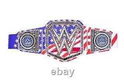 Ceinture de réplique Universal Title Championship Wrestling USA Flag Strap en laiton de 2MM.