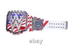 Ceinture de réplique Universal Title Championship Wrestling USA Flag Strap en laiton de 2MM.