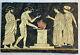Le Centaure N° 145 Allumage De La Flamme Olympique 480 Av. J.-c. Réplique Murale Athénienne