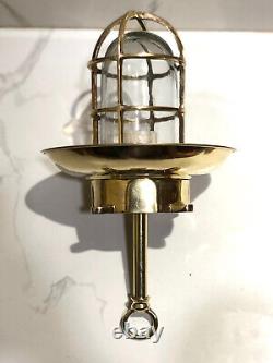 Réplique de navire maritime de style victorien en laiton vintage luminaire suspendu en forme de pendentif