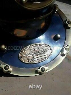 Réplique du casque de plongée vintage 18Diving Boston Mark Antique U.S Navy Deep Sea Divers