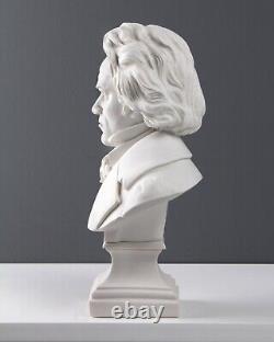 Sculpture de buste de Beethoven Statue de musicien Statue antique (28 cm / 11)